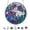 J, variant on POLISE Spaces Acrylic Jigsaw Puzzle Suncatcher Dream Catchers For Adults Butterfly Blue Floral Tiffany Style Stained Glass Decor 7.4Inch Mother's Day Gifts
