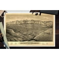 thumbnail image 2 of Santa Barbara, California #1, (1881), Panoramic Map (12x18 Wall Art Poster, Room Decor), 2 of 3