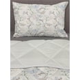 thumbnail image 3 of Flowers Insects Comforter & Sham Bedding Set, Pastel Colored Butterflies with Foliage Vintage Floral Themed, 3 pcs Duvet Set Microfiber Filling Quilt, 5 Sizes, Champagne and Multicolor, by Ambesonne, 3 of 4