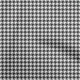 thumbnail image 1 of oneOone Silk Tabby Black Fabric Houndstooth Dress Material Fabric Print Fabric By The Yard 42 Inch Wide, 1 of 4