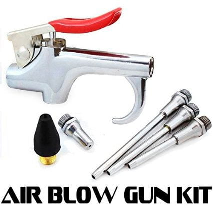 Air compressor blow gun nozzle