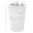 thumbnail image 4 of Banana Rope Wicker Indoor Planter Pot with Metal Pot Insert, Large, 4 of 7