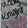 thumbnail image 4 of Daddy is My Knight in Shining Armour Youth T Shirt Tee Girls Infant Toddler Brisco Brands 18M, 4 of 5