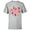 Athletic Heather, variant on Disney Princess Family Heart Sis of the Birthday Kid - Short Sleeve T-Shirt for Kids - Customized-White