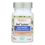 Quantum Research - See Lutein Eye Health - 1 Each - 30 Sgel