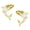 gold, variant on Shark Earrings for Women 925 Sterling Silver Opal Stud Earrings Cute Animal Earrings Shark Jewelry Gifts