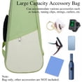 thumbnail image 3 of 23 Inch Ukulele Bag Case, Simple Style Cotton Thicken Padding Backpack Case with Adjustable Shoulder Strap for Ukulele Small Guitar, 3 of 7