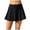 A-Black1205, variant on Women's Flared Skort Flowy Fit Above Knee High Waist Bottoms Breathable Athletic Active Skorts
