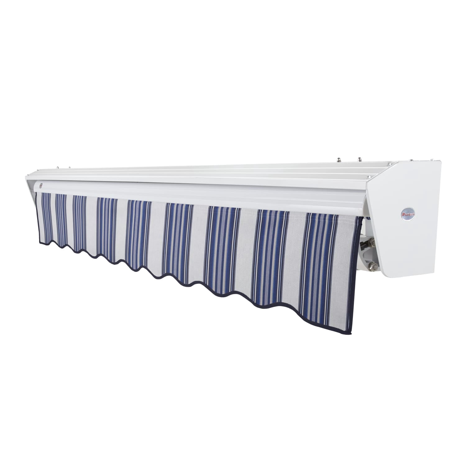 Awntech Destin with Hood Left Motor with Remote Motorized Retractable Awning