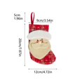 thumbnail image 2 of Calcetín Navideño Bolsa Infantil Decoración Festiva Papá Noel Muñeco De Nieve Bolsa Para Dulces Adorno Para Colgar, 2 of 6