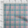 thumbnail image 1 of oneOone Silk Tabby Fabric Madras Check Decor Fabric Printed BTY 42 Inch Wide, 1 of 4