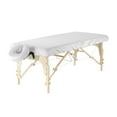 thumbnail image 1 of Master Massage Dignity & Luxury Microfiber Table Cover Set 2 Piece Set White - Machine Washable, 1 of 4