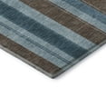 thumbnail image 3 of Addison Rugs Mayfield Premium Machine Washable Transitional Stripes Teal Rectangle Rug, 10' x 14', 3 of 7