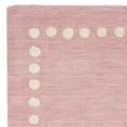 thumbnail image 5 of SAFAVIEH Kids Fiona Solid Bordered Wool Area Rug, Pink, 5' x 8', 5 of 7