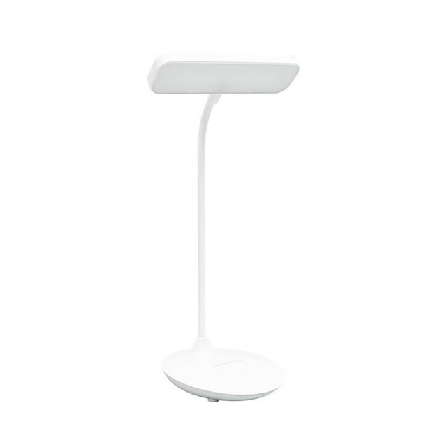 Eoozwa Lampe de Lecture de Bureau avec Charge USB Protection des Yeux Lumière Réglage Intelligent de la Luminosité pour Maison Bureau Salle d'Étude Lampe de Tâche LED