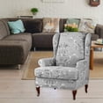 thumbnail image 4 of Funda de sofá para sillón de de interior de 2 piezas, para sillón de con de impresión - Gris Gris Magideal Funda de sofá, 4 of 7