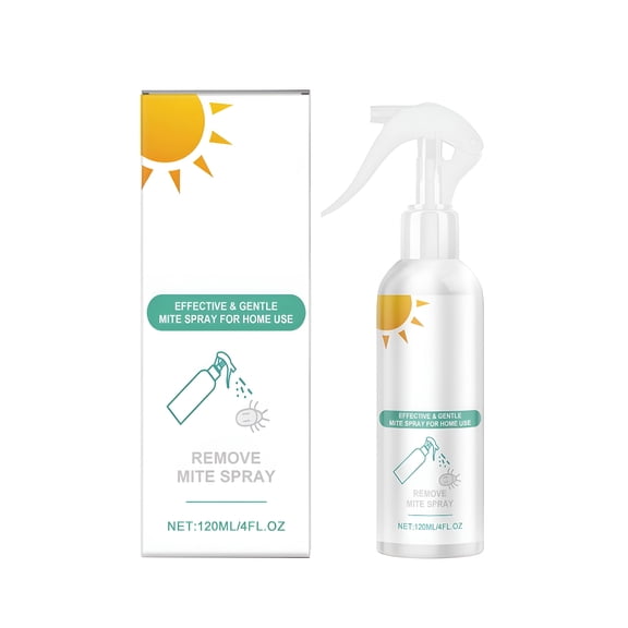 QARUN Anti-Mite Spray for Bedding & Furniture,4 fl oz Natural Formula to Eliminate Dust Mites & Allergens,Quick-Dry Solution for Mattresses & Sofas