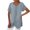 Gray-04, variant on Mittory Women's Summer Linen Shirt V Neck Short Sleeve Irregular Hem Top Casual Loose Linen Blouse Tops