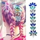 thumbnail image 3 of de Cristal de Las Mujeres Autoadhesiva de La Frente DIY Temporal para El Carnaval colores Salvador Dali Pegatina de cristal de cara, 3 of 8