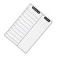 thumbnail image 1 of Magnetic Refrigerator Bulletin Board Erasable Notepad Writing Board Whiteboard A5, 1 of 5