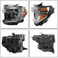 thumbnail image 6 of OTTULUR Headlight Assembly Replacement for GMC Sierra 1500 2019 2020 2021 Driver Side Halogen with DRL Front Left Lamps GM2502495 84772473, 6 of 7