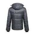 thumbnail image 5 of Rokka&Rolla Men's Heavyweight Hooded Puffer Jacket Bubble Coat, 5 of 8