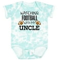 thumbnail image 3 of Inktastic Watching Football with My Uncle Boys or Girls Baby Bodysuit, 3 of 5