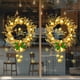 thumbnail image 4 of Adhesivo Electrostático de Cristal con Huevo Dorado y Corona Navideña para Decoración de Ventanas de Restaurantes, 4 of 6