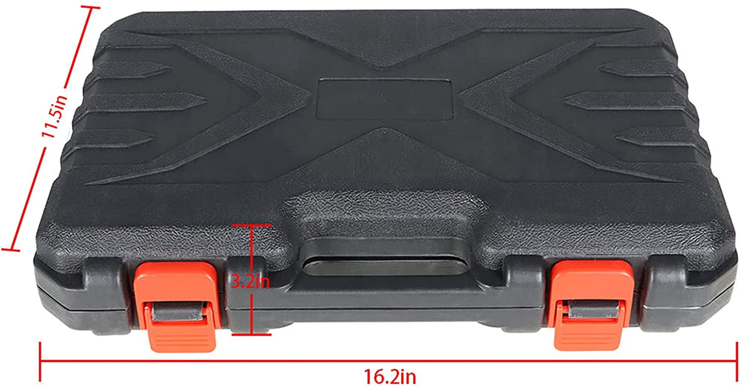 findmall Hydraulic AC Hose Crimper Kit Hydraulic Hose Crimper Hydra-Crimp 71500 Hydraulic Hose Crimping Tool with 7 Pairs of Dies Set Fit for Barbed and Beaded Hose Fittings