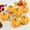 C, variant on 10 Pack Small Artificial Lifelike Mini Pumpkins for Fall Thanksgiving Halloween Home and Garden Decor