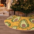 thumbnail image 5 of Sikiie Avocado Dog Nativity Christmas Tree Skirt, Jesus Christian Winter Holiday Tree Mat Decoration(30-48IN)30", 5 of 6