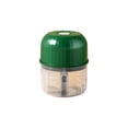 thumbnail image 2 of Mini Garlic Chopper with Stainless Steel Blades, USB Rechargeable Portable Food Mincer, Wireless Food Processor for Garlic, Chili, Spices, Food Kitchen Gadgets, Multicolor, 2 of 8