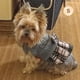 thumbnail image 4 of Jersey KYEESE para perros, vestido cálido a cuadros para perros pequeños, color gris, 4 of 8