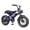 Blue, variant on Retro Electric Bike for Adults, 16" Fat Tire eBike with Peak 1200W Motor Over 25 MPH, 48V 10.4Ah Battery Full Suspension Electric Motorcycle, Green