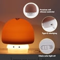 thumbnail image 3 of KOMI Mushroom Night Light, LED Cute Lamp, Silicone Squishy Lamp Rechargeable Nursery Nightlight with 3 Level Dimmable Bedside Touch Lamp for Bedroom Kids Room Decor, 3 of 7