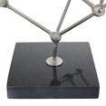 thumbnail image 6 of DecMode 10"W, 12"H Marble Modern Sculpture, Silver, 1-Piece, 6 of 9