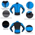 thumbnail image 3 of Lixada Chaqueta de ciclismo cortavientos para hombre Winter Thermal Polar MTB, 3 of 8