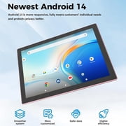 10 inch Android 14 Tablet, 8GB RAM+64GB ROM 1TB Expandable Tablets, 1.8GHz Quad Core Processor Tablet, 1280*800 IPS 10'' HD Touch Screen, 2+8MP Dual Camera, 6000mAh Battery, WiFi, GPS, BT Tablet PC