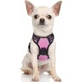 thumbnail image 1 of rabbitgoo No-Pull Pet Harness with 2 Leash Clips  Adjustable Soft Padded  Reflective No-Choke Pet Oxford Vest with Easy Control Handle for Large Dogs  Pink  L, 1 of 9