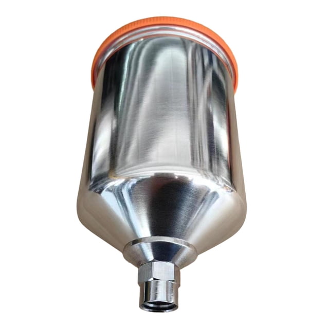 Copa de reproducción de spray de pintura de automóvil con sello Pintura neumática Spray Pot de 600 ml de copa de aluminio para muebles de pared