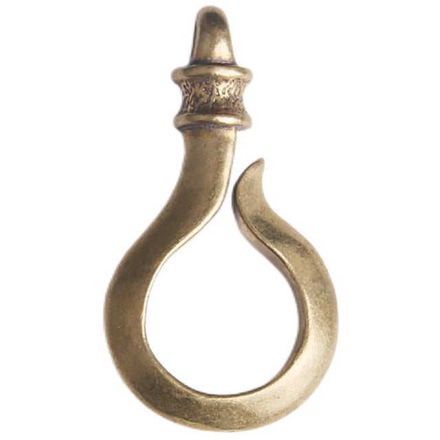 Brass Keychain Decor Vintage Key Buckle Craft Keyring Pendant Hanging Keychain Brass Craft Pendant