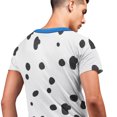 thumbnail image 2 of Halloween Costume Dalmatian with Blue Collar Mens Sublimation T Shirt with Dog Ears Headband, 2 of 4