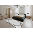 thumbnail image 5 of Ahgly Company Machine Washable Indoor Rectangle Transitional Platinum Gray Area Rugs, 2' x 5', 5 of 7