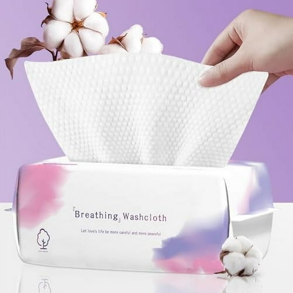 Sentmoon Wal-mart Deals Disposable Face Towel 100 Count Soft Face Clean Towels Dry Wipes Facial Cloths Towelettes For Washing And Drying Lint Facial Tissue Todays Deals Clearance Sales