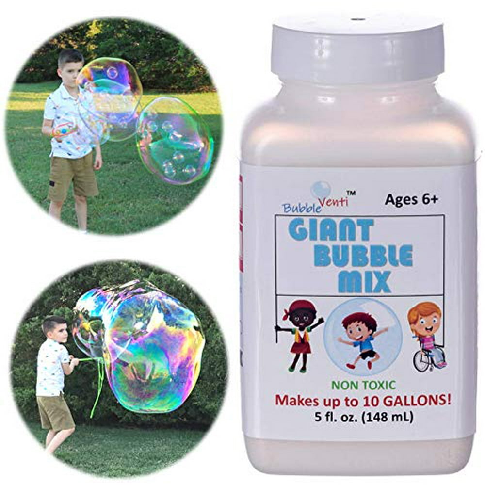 BubbleVenti Giant Bubble Mix 100 Vegan Powder Makes up to 10 Gallons