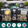 thumbnail image 4 of Car Seat Back Protector,Waterproof & Stain Resistant Kick Mats with Tablet Holder & Organizer Pockets,Easy-Clean Nylon Back Seat Protector Farm Animal, 4 of 7
