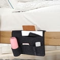 thumbnail image 5 of Bedside Hanging Storage Caddy, Multi Pocket Bedside Organizer for Bunk Bed, Sofa, Remote Control, Small Items, 5 of 9