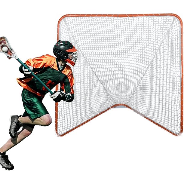 ANDGOAL Lacrosse Goal for BackyardLacrosse Net Backstop, Portable