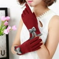 thumbnail image 2 of Ladies Womens Knitted Winter Warm Thermal Thinsulate Insulation Lined Gloves New, 2 of 6