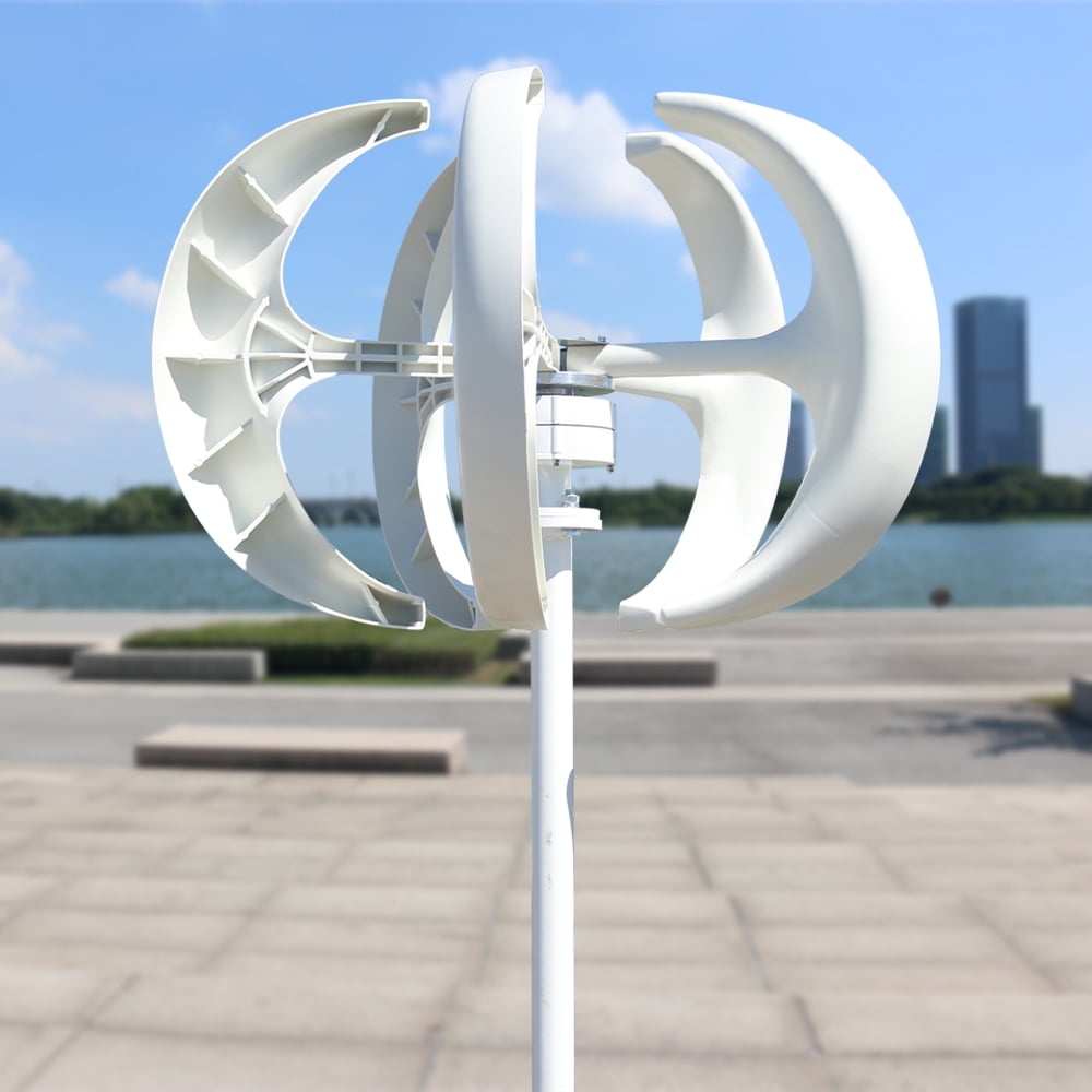 Wind Turbines Wind Turbine Generator Kit,10000W 12V 24V 48V 8 Blades Home Garden Use Low Noise - View #2